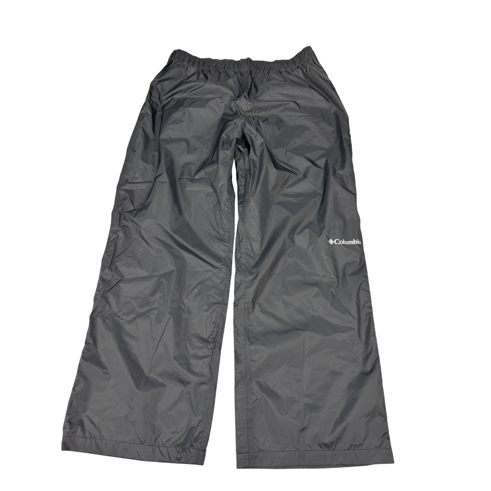 Columbia Omni-Tech Rain Pants Mens XL 30L Black Waterproof Hiking XM8175